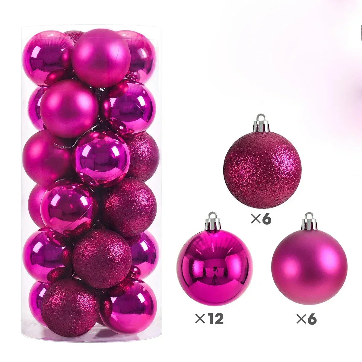 Sparkling Christmas Balls Set