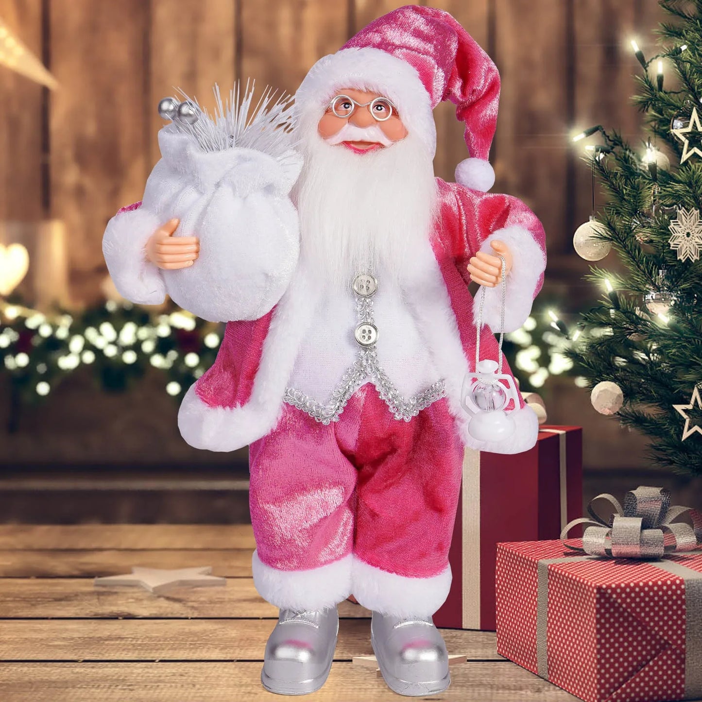 Santa Claus Standing Statue Ornament