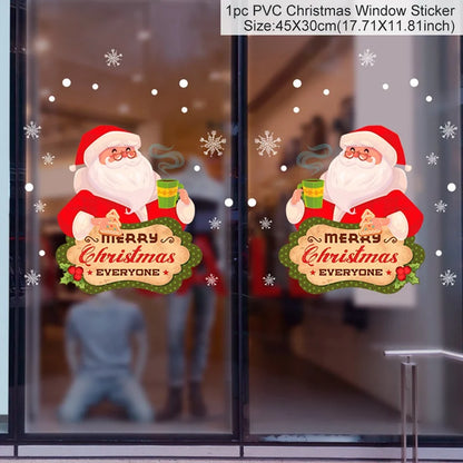Merry Christmas Wall & Window Stickers