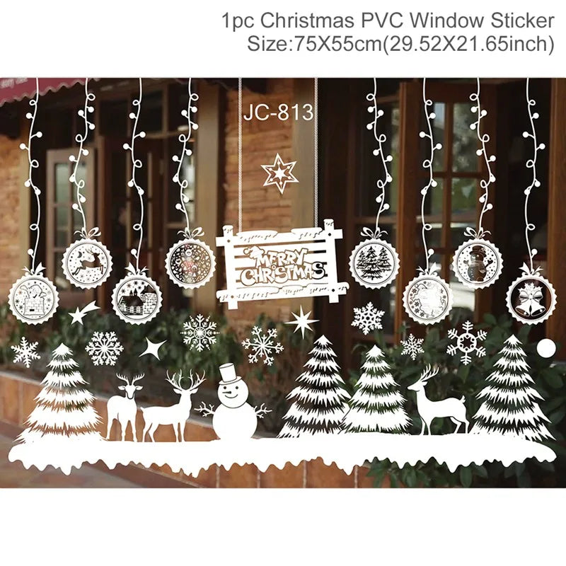 Merry Christmas Wall & Window Stickers