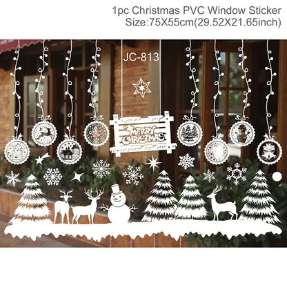 Merry Christmas Wall & Window Stickers