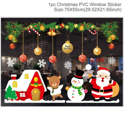 Merry Christmas Wall & Window Stickers