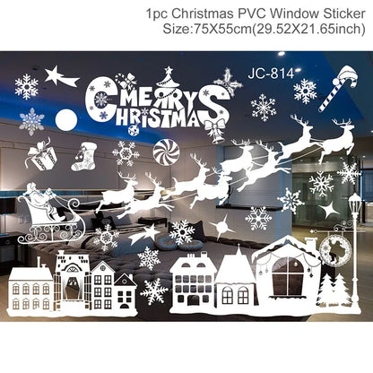Merry Christmas Wall & Window Stickers