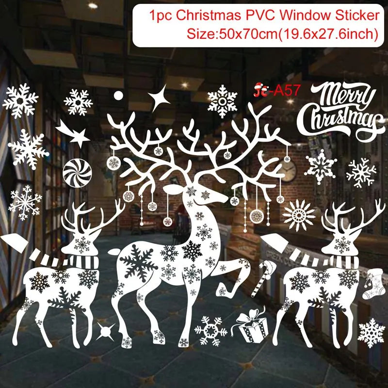 Merry Christmas Wall & Window Stickers