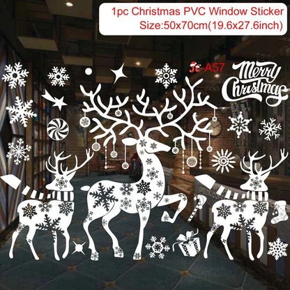 Merry Christmas Wall & Window Stickers