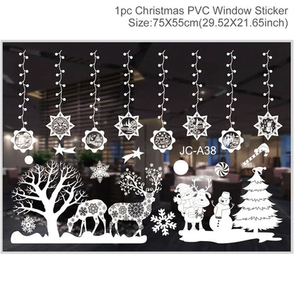 Merry Christmas Wall & Window Stickers