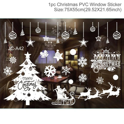 Merry Christmas Wall & Window Stickers