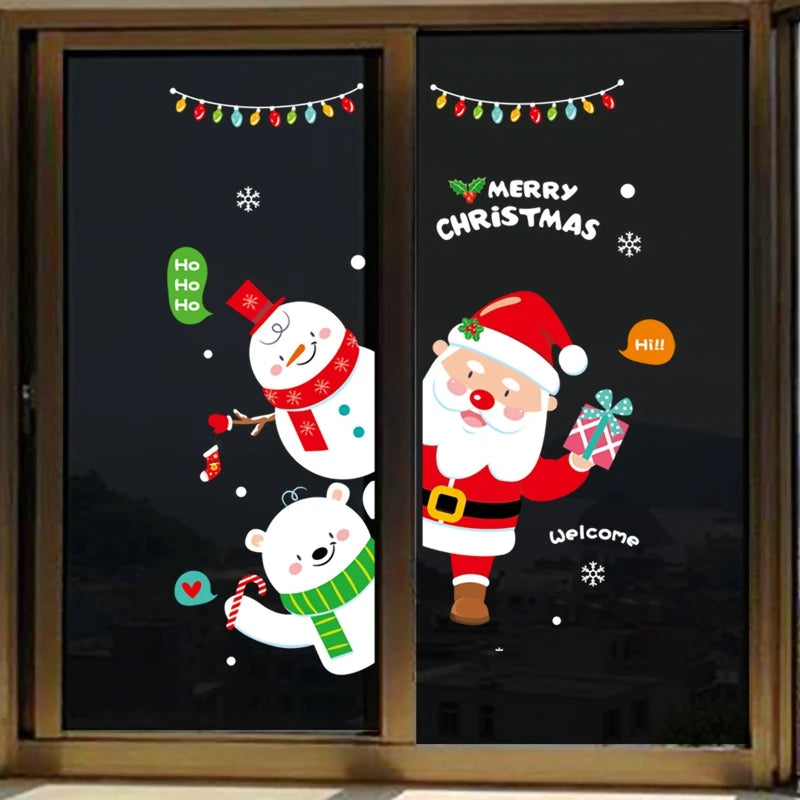 Merry Christmas Wall & Window Stickers
