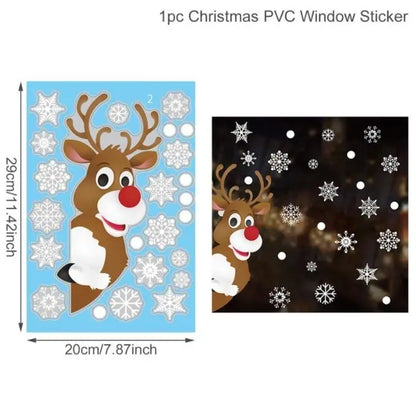 Merry Christmas Wall & Window Stickers