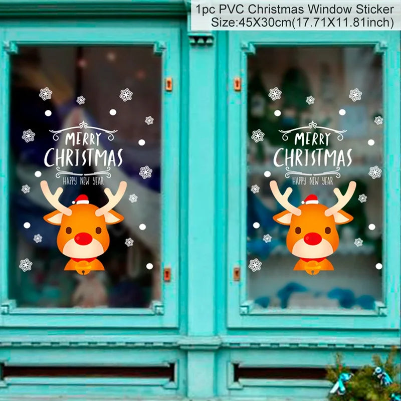 Merry Christmas Wall & Window Stickers