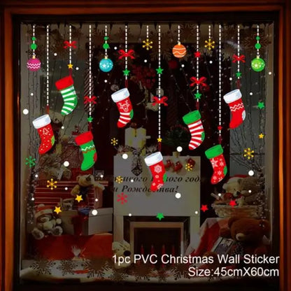 Merry Christmas Wall & Window Stickers