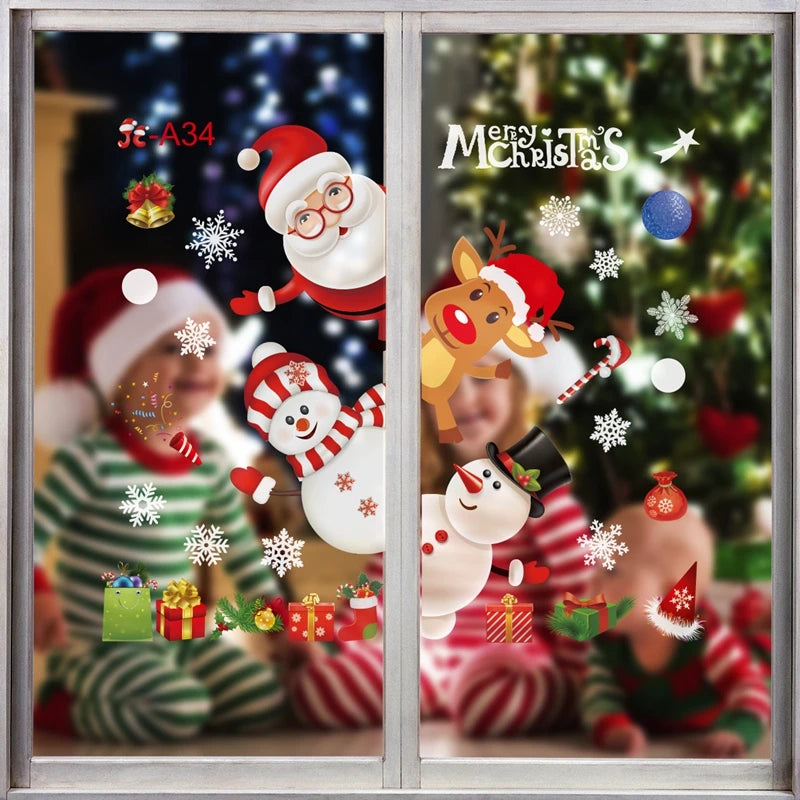 Merry Christmas Wall & Window Stickers