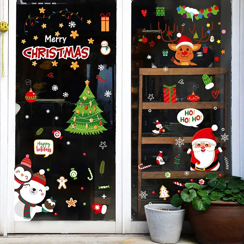 Merry Christmas Wall & Window Stickers