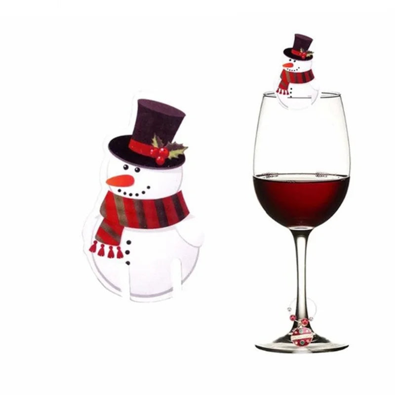 Festive Wine Glass Cards