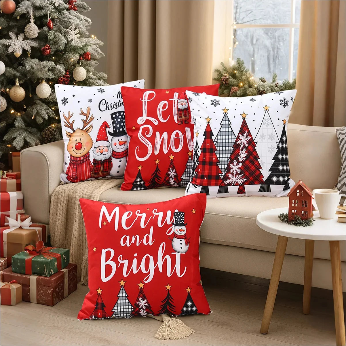 Merry Christmas Cushion Set