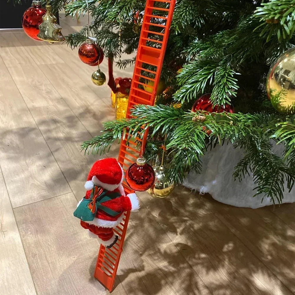 Electric Climbing Santa