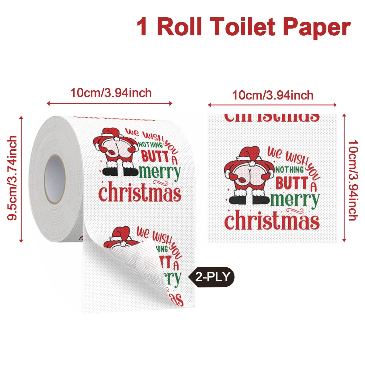 Festive Toilet Roll “Happy 2026”