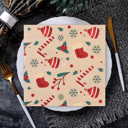 Watercolour Festive Napkins
