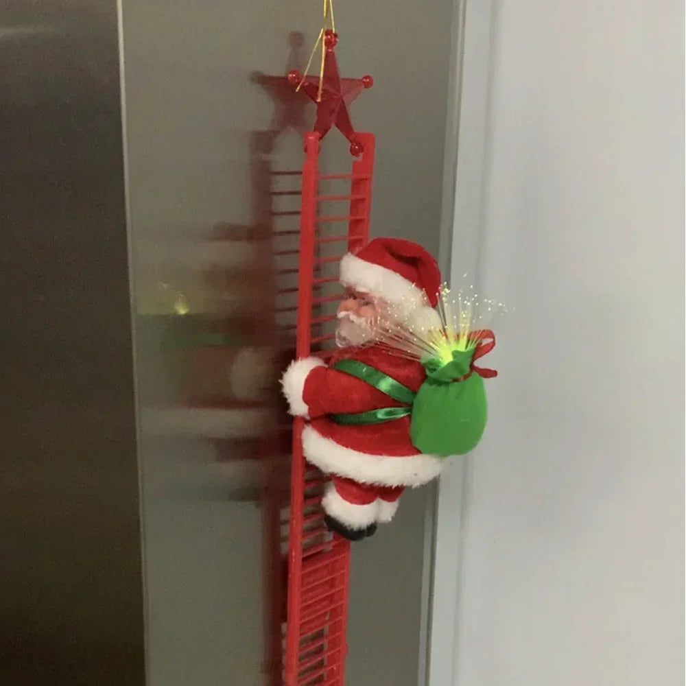 Electric Climbing Santa