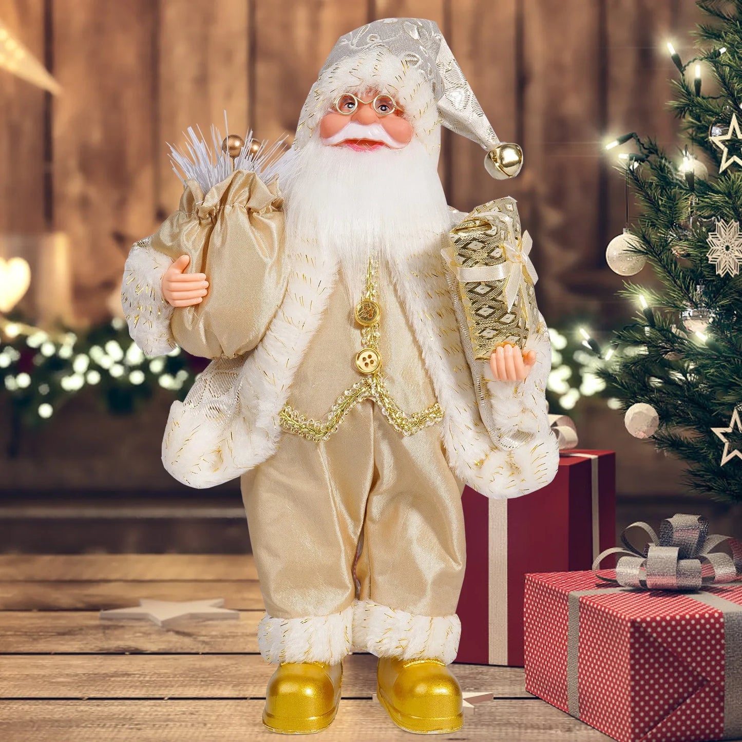Santa Claus Standing Statue Ornament