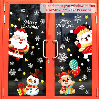 Merry Christmas Wall & Window Stickers