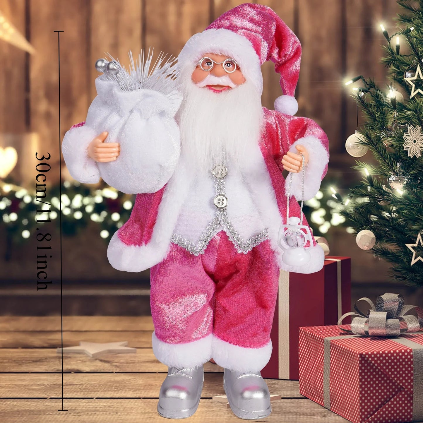 Santa Claus Standing Statue Ornament