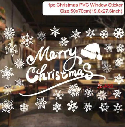 Merry Christmas Wall & Window Stickers
