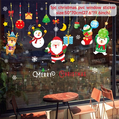 Merry Christmas Wall & Window Stickers