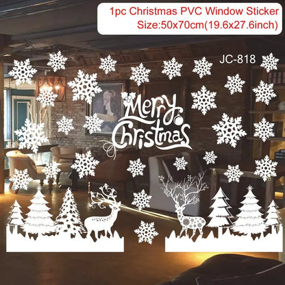 Merry Christmas Wall & Window Stickers