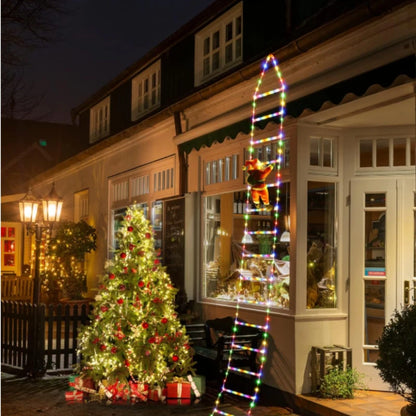Climbing Santa LED Ladder