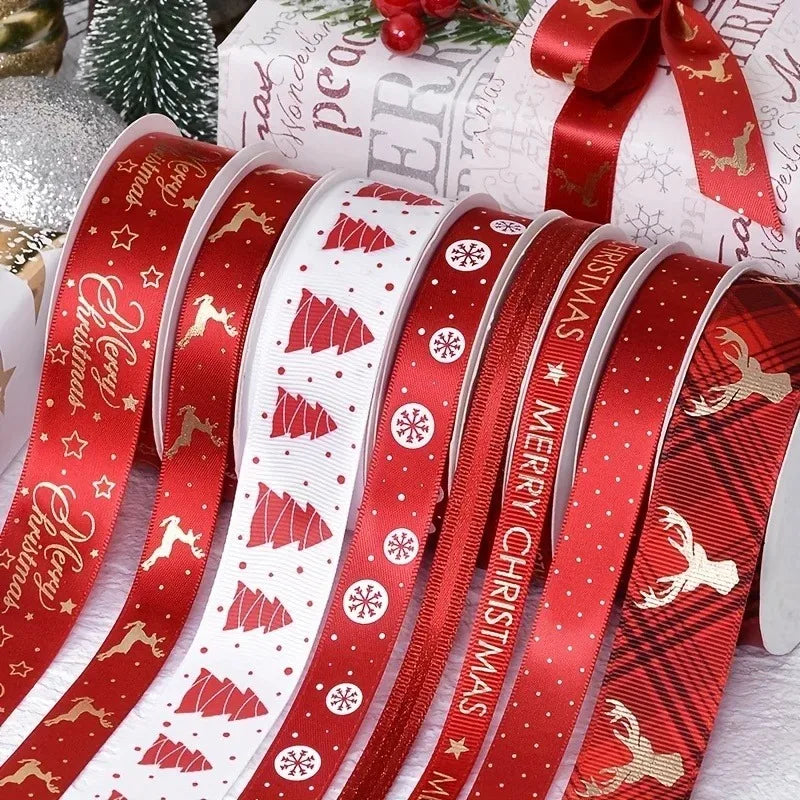 Festive Print Ribbon 5 m
