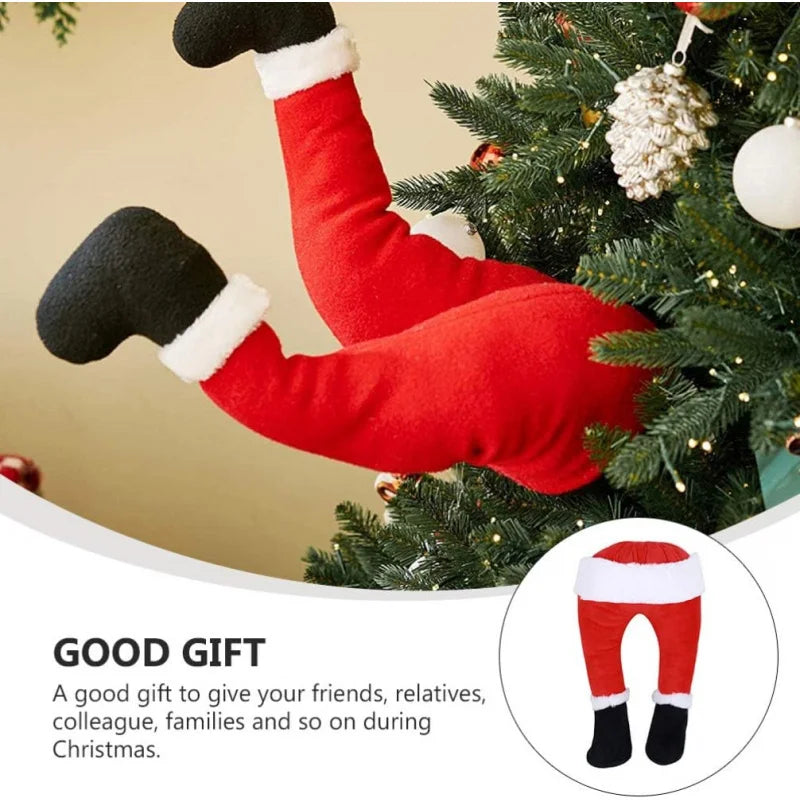 Christmas Santa Leg Decorations