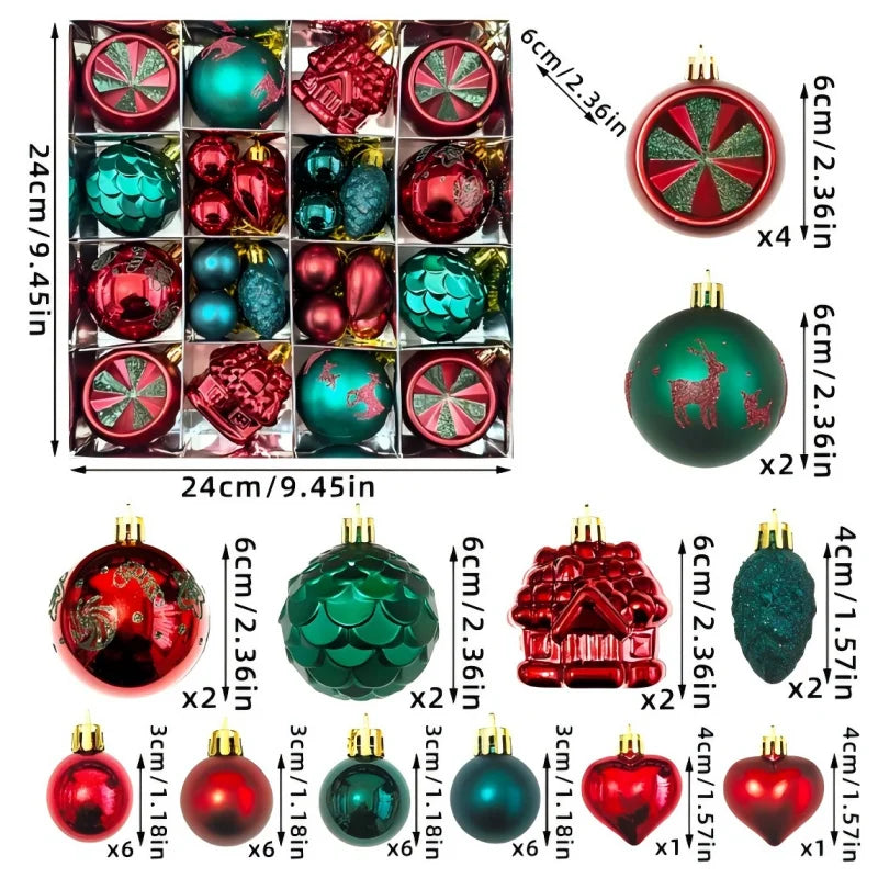 Shiny Festive Baubles