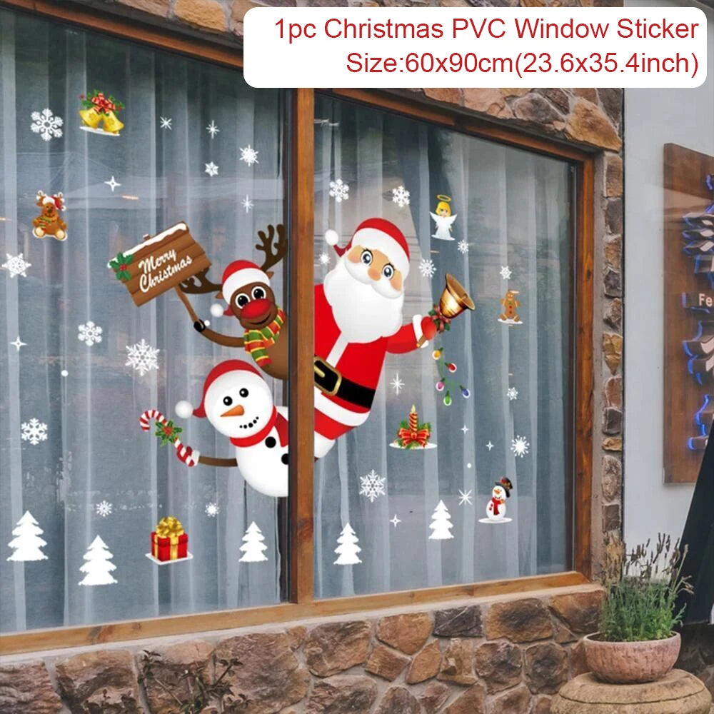 Merry Christmas Wall & Window Stickers