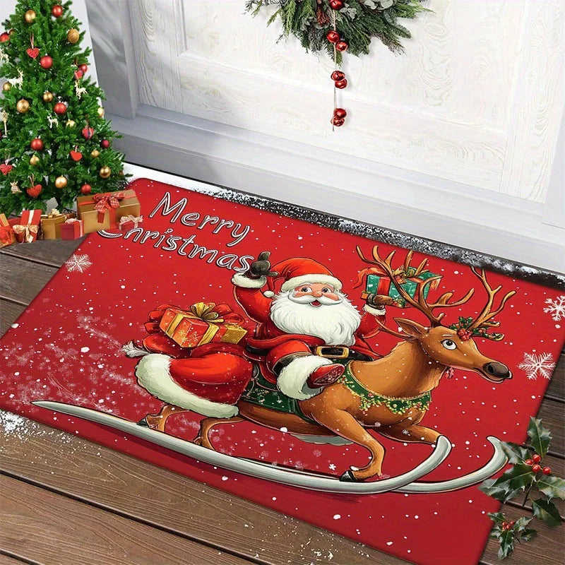 Festive Welcome Mat