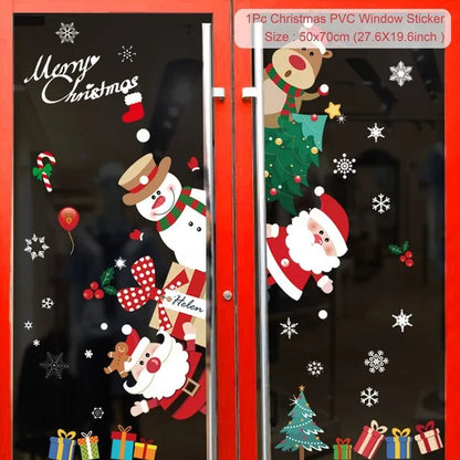 Merry Christmas Wall & Window Stickers