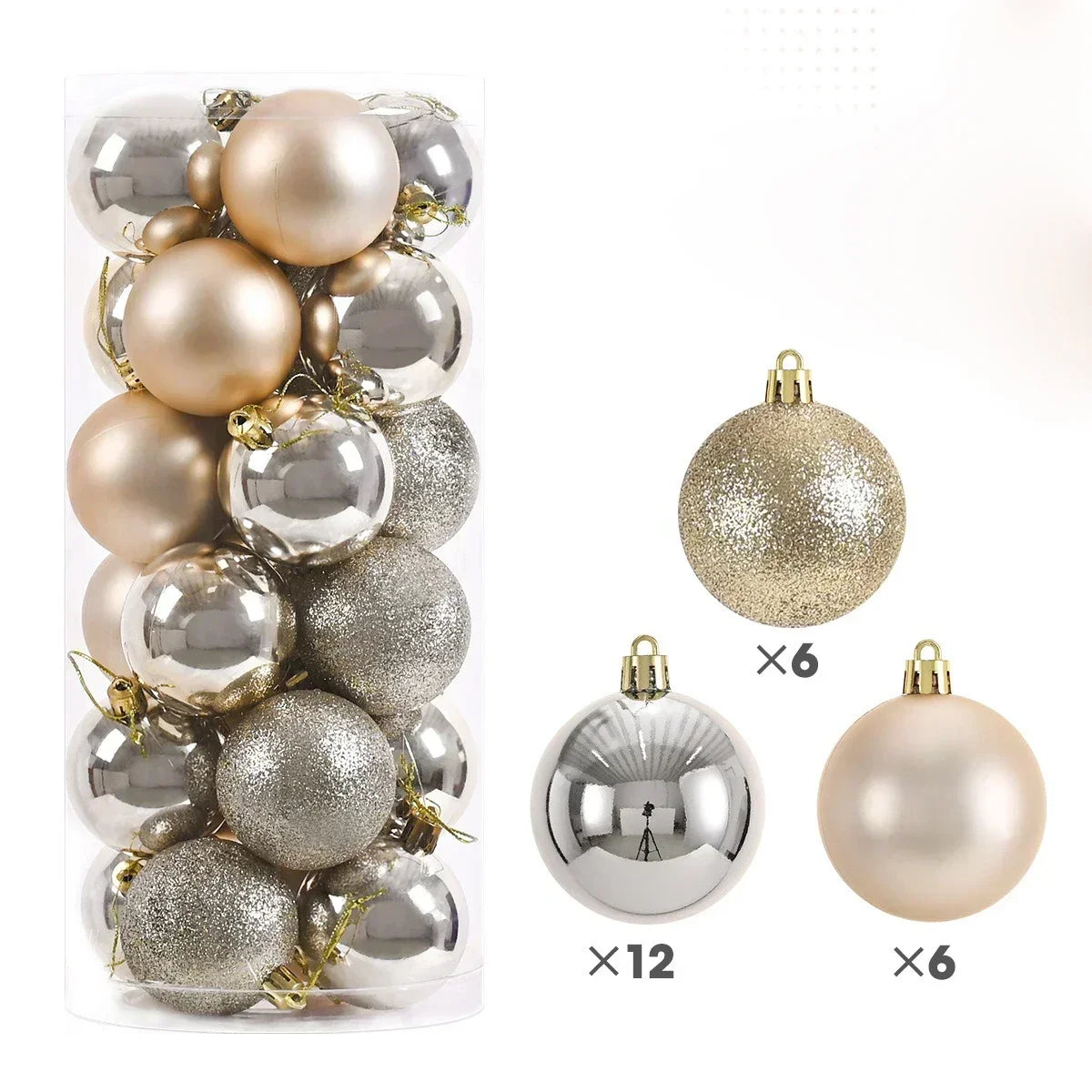 Sparkling Christmas Balls Set