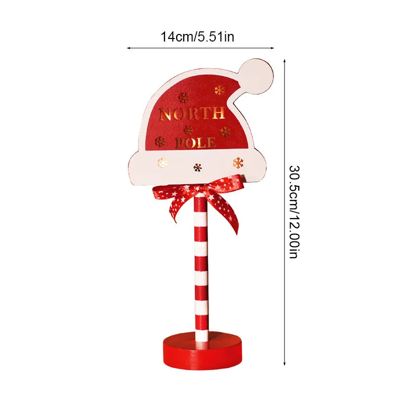 “Santa Stop Here” Lamp