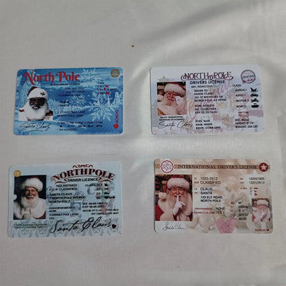 Santa Flying Licence Card
