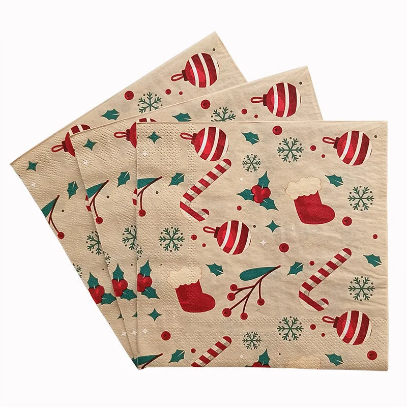 Watercolour Festive Napkins