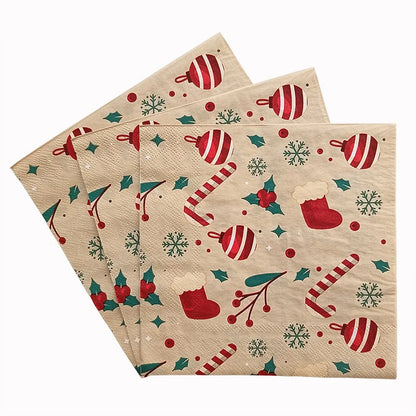 Watercolour Festive Napkins