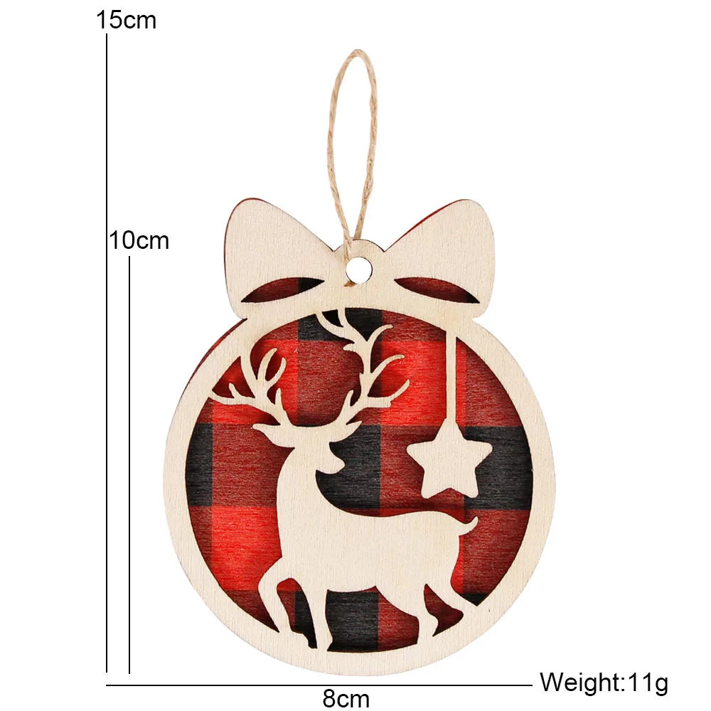 Rustic Wood Tree Pendants