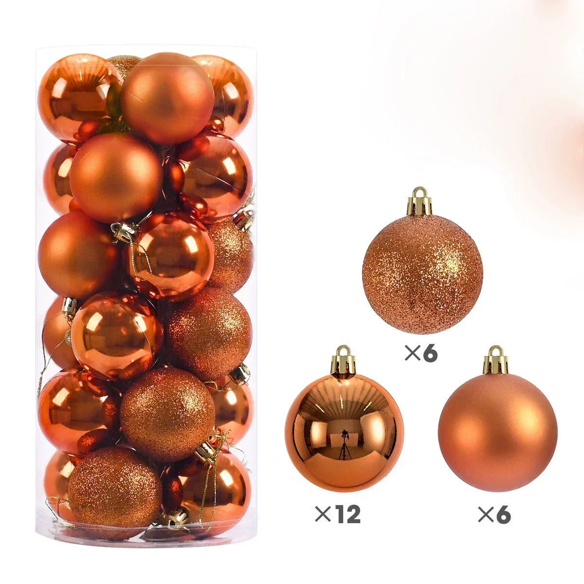 Sparkling Christmas Balls Set