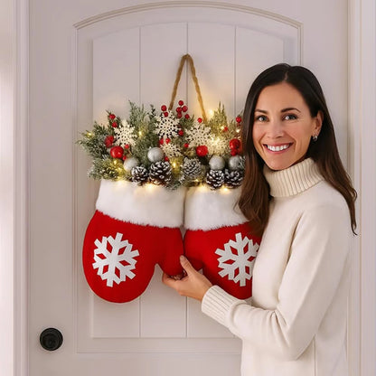Glove-Shaped Window Wreath