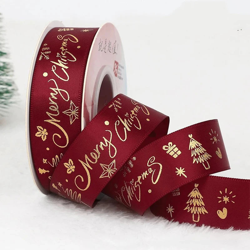 Festive Print Ribbon 5 m