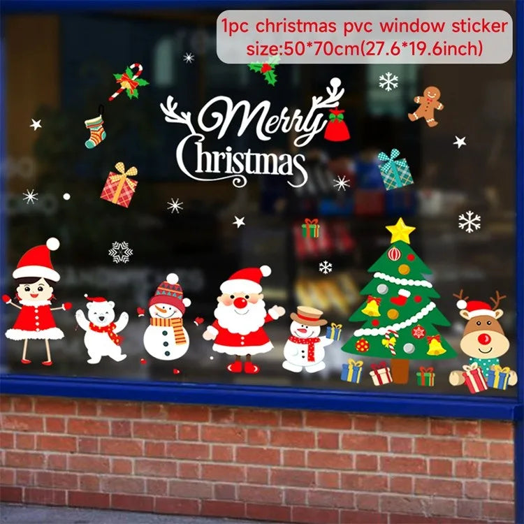 Merry Christmas Wall & Window Stickers