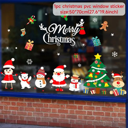 Merry Christmas Wall & Window Stickers