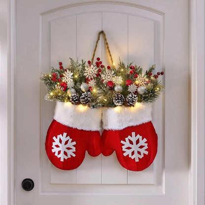 Glove-Shaped Window Wreath