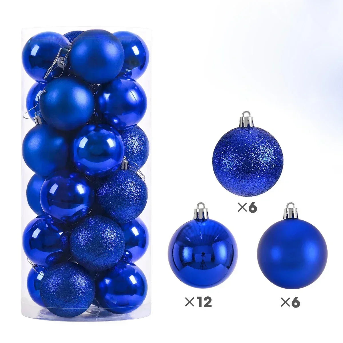 Sparkling Christmas Balls Set