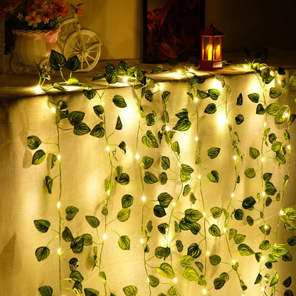 Green Leaf String Lights